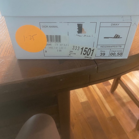 SOLD Christian Dior D-Way Animal Slide - Picture 6 of 6